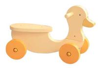 Picture of Wooden Ride-on Duck Toy