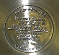 Picture of Engraving on Recalled Frying Pans