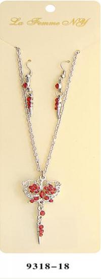 Picture of Recalled Necklace and Earring Set 9318-18