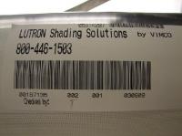 Picture of Recalled Roller Shade showing label