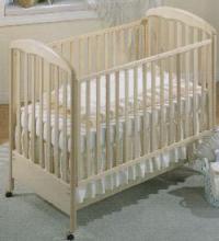 Picture of Recalled Silver Model Number 485 Crib