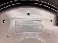 Picture of molded label on the underside of the dehydrator's electronic control module