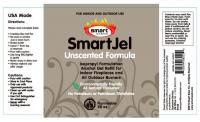 Picture of label on recalled SmartJel Pourable Gel Fuel