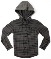Picture of recalled boy's hooded flannel shirt