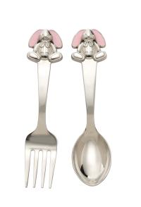 Picture of Reed and Barton Recalls Gingham Bunny Forks and Spoons for Babies Due to Choking and Ingestion Hazards