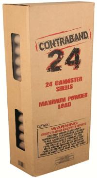 Picture of Winco Recalls Contraband 24 Canister Shell Fireworks Kit Due to Impact, Burn Hazards