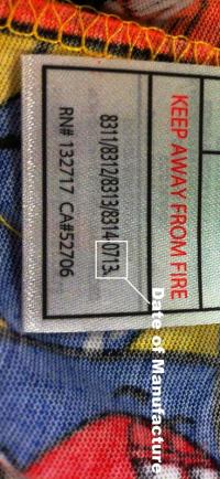 Picture of Youth Loungewear Pants Recalled by M&M'S World Store Due to Violation of Federal Flammability Standard
