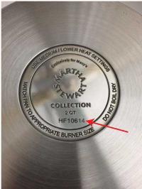 Picture of Macy's Recalls Martha Stewart Stainless Steel Cookware; Injury Hazard with Frying Pans