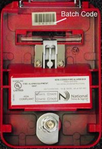 Picture of National Time Fire Alarm Pull Stations Recalled by Signal Communications Due to Failure to Alert Consumers; Sold Exclusively by National Time & Signal (Recall Alert)