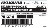 Picture of LEDVANCE Recalls Recessed Canister Light Kits Due to Shock and Electrocution Hazards