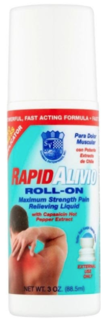 Picture of Sanvall Enterprises Recalls Rapid Alivio Pain Relieving Roll-On Due to Failure to Meet Child Resistant Packaging Requirement; Risk of Poisoning