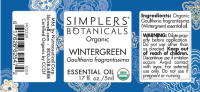 Picture of Nutraceutical Recalls Simplers Botanicals Wintergreen Essential Oil Due to Failure to Meet Child Resistant Packaging Requirement; Risk of Poisoning