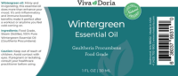 Picture of Viva Doria Recalls Wintergreen Essential Oil Due to Failure to Meet Child Resistant Packaging Requirement; Risk of Poisoning (Recall Alert)