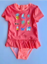 Picture of Target Recalls Infant-Toddler Girl's One-Piece Rashguard Swimsuits Due to Choking Hazard