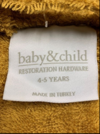 Picture of RH Recalls Children's Bath Wraps Due to Violation of Federal Flammability Standard