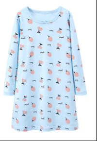 Picture of Children's Nightgowns Sold Exclusively on Amazon.com Recalled Due to Violation of Federal Flammability Standard and Burn Hazard; Manufactured by Booph
