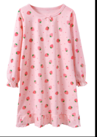 Picture of Children's Nightgowns Sold Exclusively on Amazon.com Recalled Due to Violation of Federal Flammability Standard and Burn Hazard; Manufactured by Booph