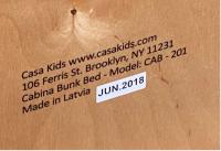Picture of Casa Kids Recalls for Repair Cabina Bunk Beds Due to Fall Hazard (Recall Alert)