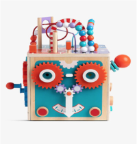 Picture of MerchSource Recalls FAO Schwarz Branded Toy Wood Play Smart Robot Buddy(s) and Wood Sensory Boards Due to Choking Hazard