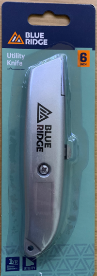 Picture of Positec Recalls Blue Ridge Utility Knives Due to Laceration Hazard; Sold Exclusively at Target