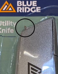 Picture of Positec Recalls Blue Ridge Utility Knives Due to Laceration Hazard; Sold Exclusively at Target
