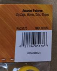 Picture of Dixon Ticonderoga Recalls Creativity Street Foam Pattern Rollers Due to Violation of Federal Lead Content Ban