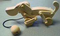 Picture of Wooden Dog Pull Toy