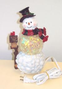 Picture of Recalled Snowman motion lamp