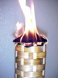 Picture of torch on fire