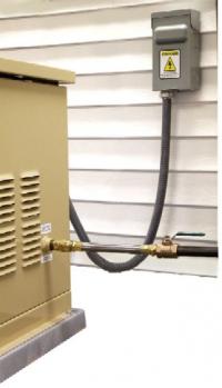 Picture of generator with connecting hose