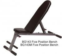Picture of BG143, BG143M Five-Position Bench