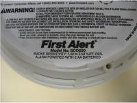 Picture of Label on Smoke and Combination Smoke/CO Alarms