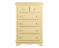 Picture of Recalled Antique White Cottage 2-Over-4 Drawer Dresser