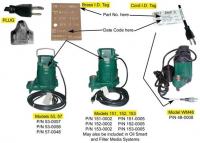 Picture of Recalled Pumps and Part Numbers