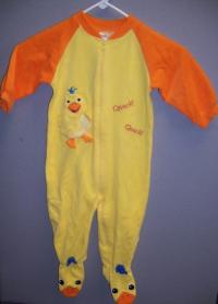 Picture of Recalled Baby Einstein Duck Sleepwear