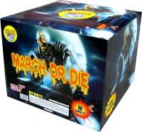 Picture of Recalled March or Die Mine/Shell Fireworks Device Box