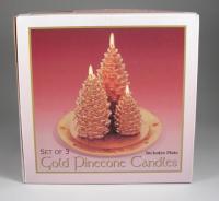 Picture of recalled Pine Cone Candle Set