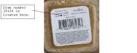 Picture of Recalled Decorative Glaze Outdoor Candle Label