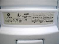 Picture of Recalled Hot and Cold Water Cooler Serial Plate