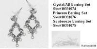 Picture of Recalled Princess Earring Set SKU# 10391076, Crystal/AB Earring Set SKU# 10391074, Seabreeze Earring Set SKU# 10391075