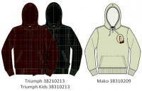 Picture of Recalled 38210213 Triumph, 38310213 Triumph Kids, 38310209 Mako Children’s Hooded Sweatshirts