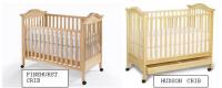 Picture of Recalled Drop Side Cribs, with Pinehurst Crib on left and Hudson Crib on right