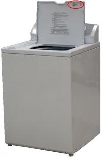 Picture of Recalled Top load washer