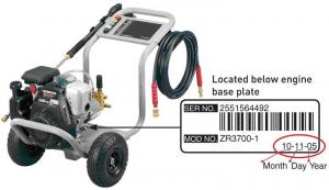 Picture of Recalled Pressure Washer