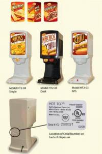 Picture of Recalled Nacho Cheese and Chili Sauce Dispensers