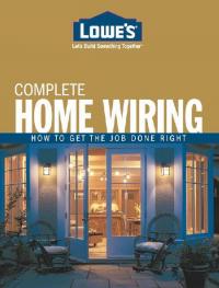 Picture of Recalled Lowe’s Complete Home Wiring Home Improvement Book