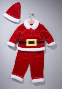Picture of Recalled Boy's Three-Piece Santa Set
