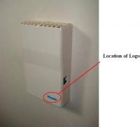Picture of Recalled sensor showing location of logo