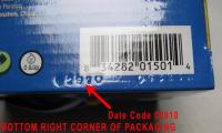 date code on package