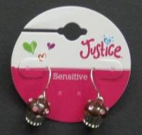 Picture of Justice Cupcake Earrings (Brown) Style #5467